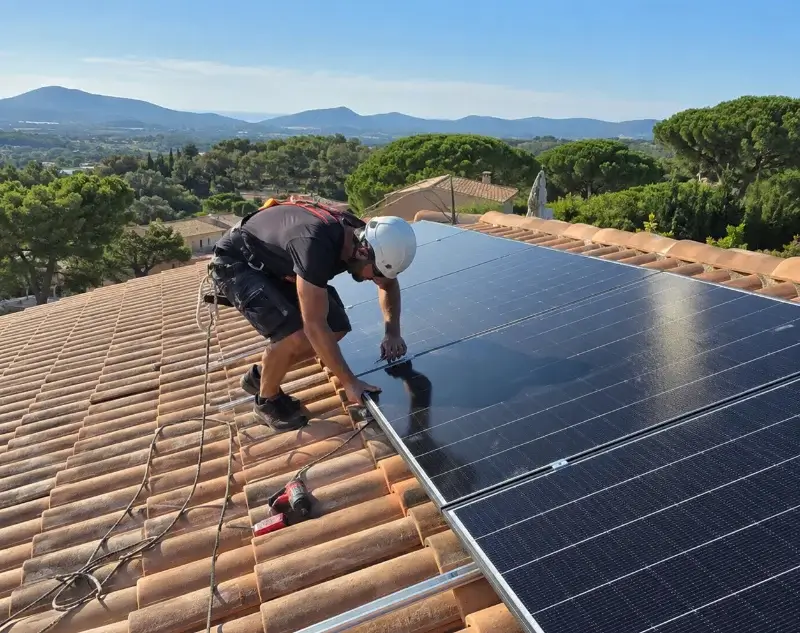 Installateur panneaux solaires Éguilles — pose photovoltaïque sur toiture