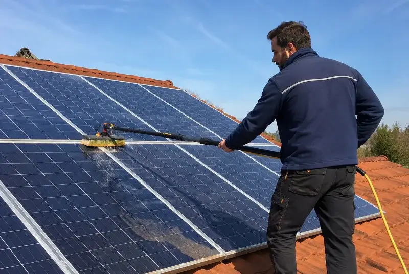 Nettoyage et entretien de panneaux solaires à Éguilles